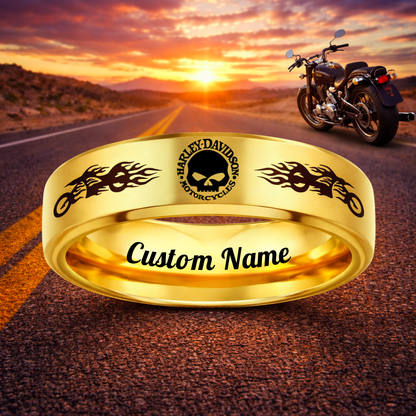 Biker Ring 😎 + Free Bracelet! 🎁