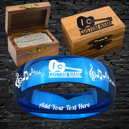 Custom Guitarist Ring Box Set + 3 Bonus Gifts 🎁