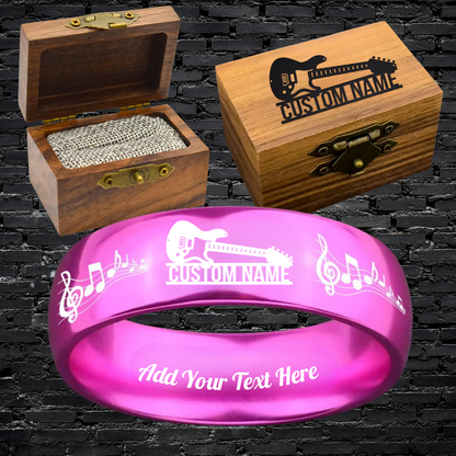 Custom Guitarist Ring Box Set + 3 Bonus Gifts 🎁