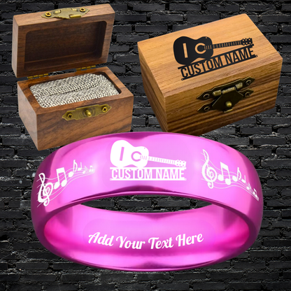 Custom Guitarist Ring Box Set + 3 Bonus Gifts 🎁