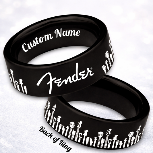 Guitarist Ring 😎 + FREE Necklace! 🎁