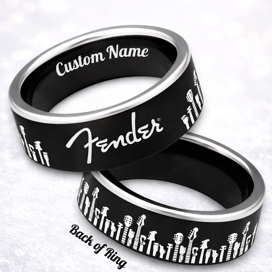 Guitarist Ring 😎 + FREE Necklace! 🎁