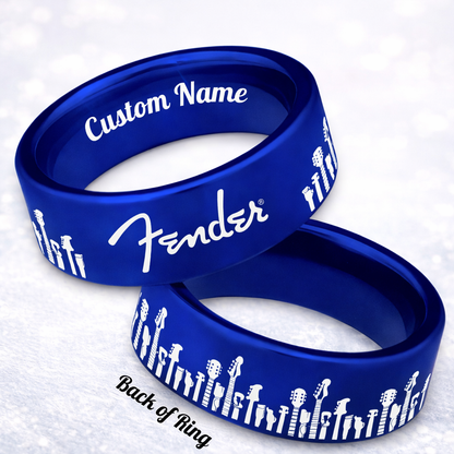 Guitarist Ring 😎 + FREE Necklace! 🎁
