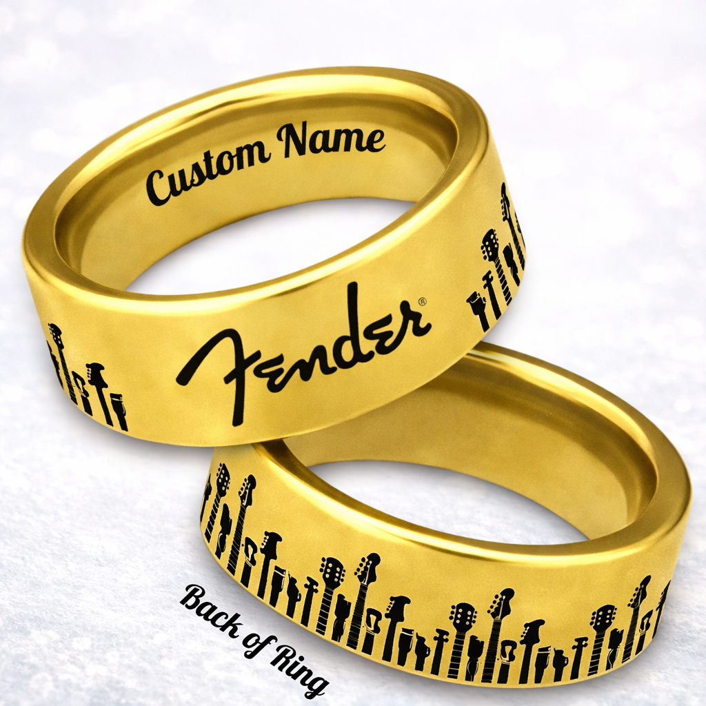 Guitarist Ring 😎 + FREE Necklace! 🎁