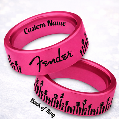 Guitarist Ring 😎 + FREE Necklace! 🎁