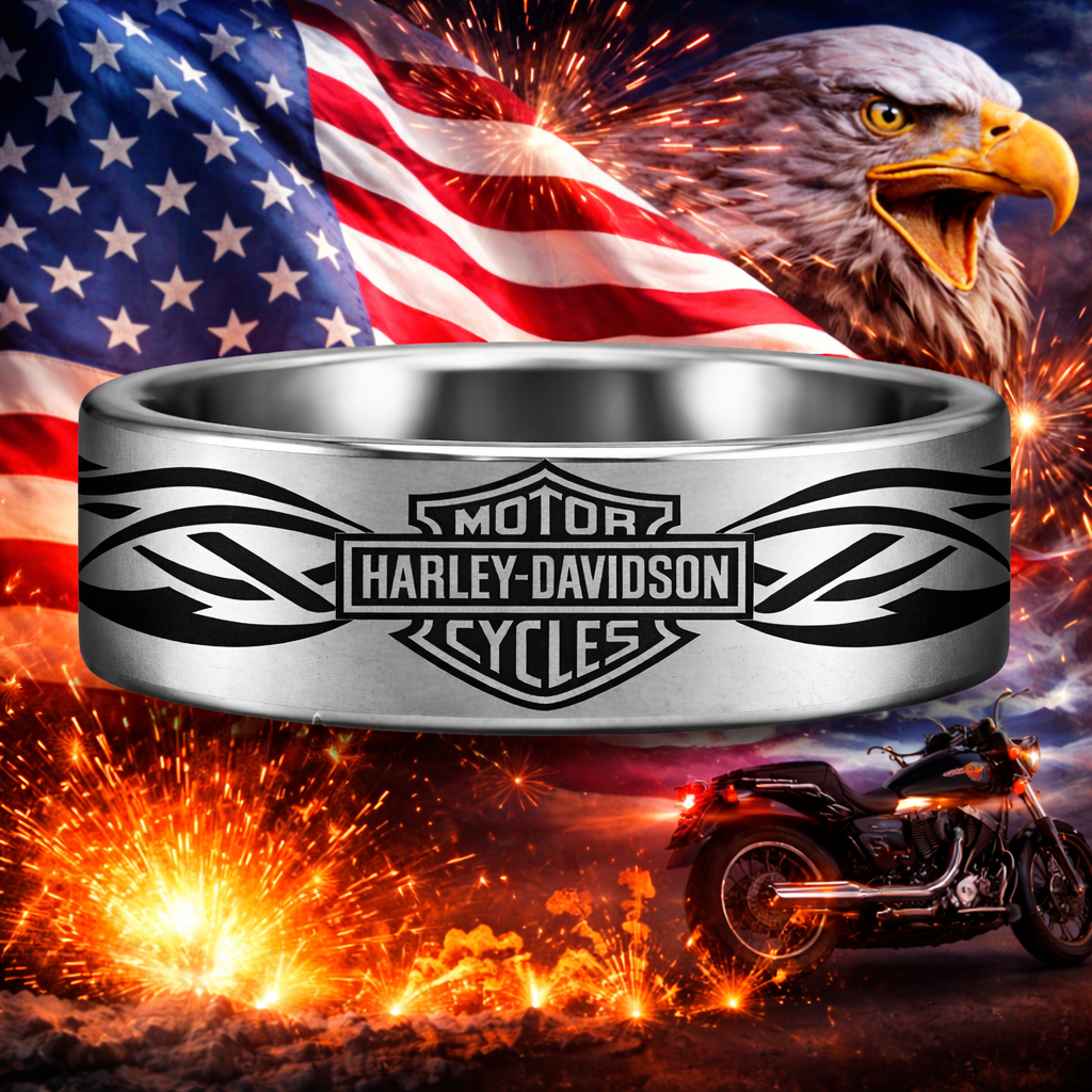 Biker Ring 😎 + Free Bracelet! 🎁