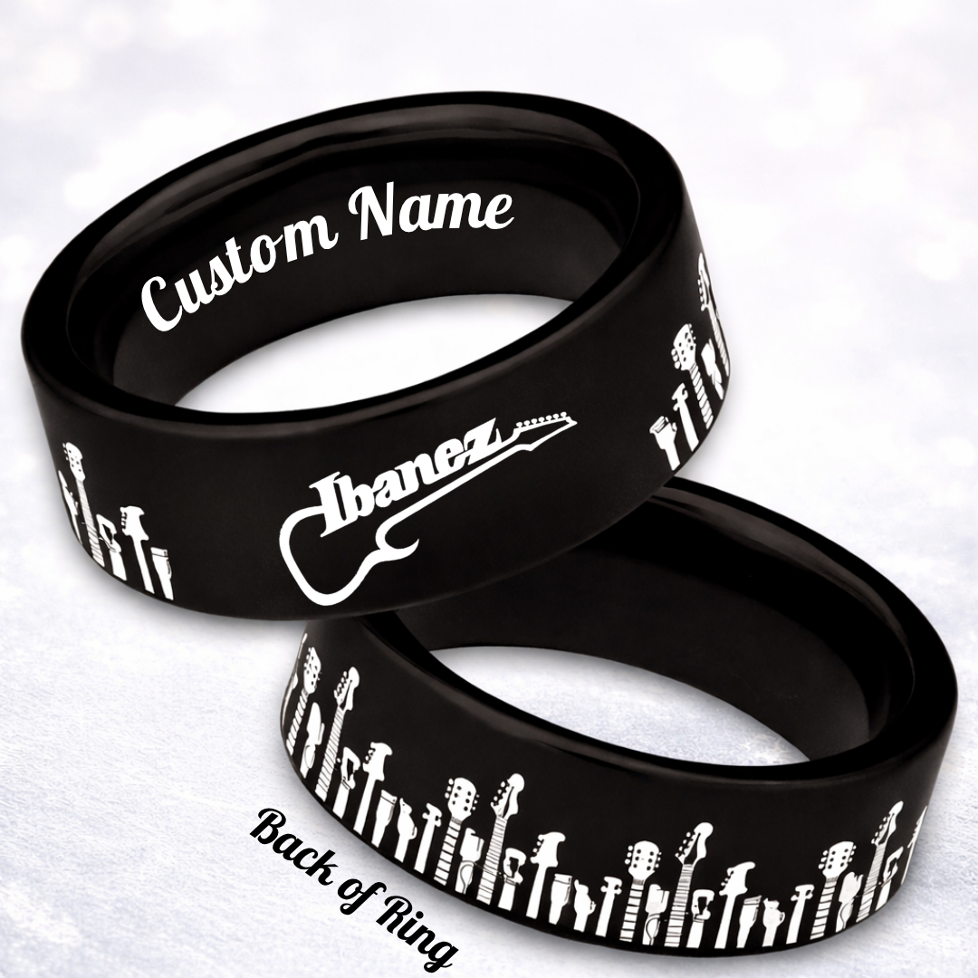 Guitarist Ring 😎 + FREE Necklace! 🎁