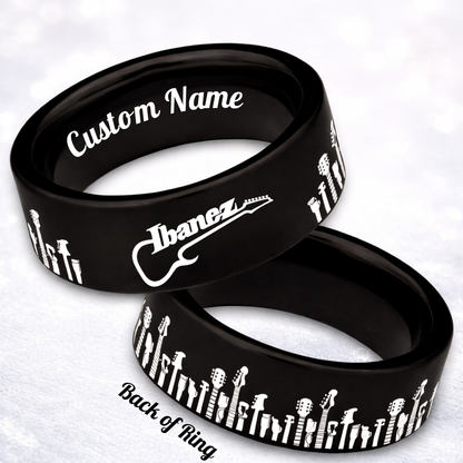 Guitarist Ring 😎 + FREE Necklace! 🎁