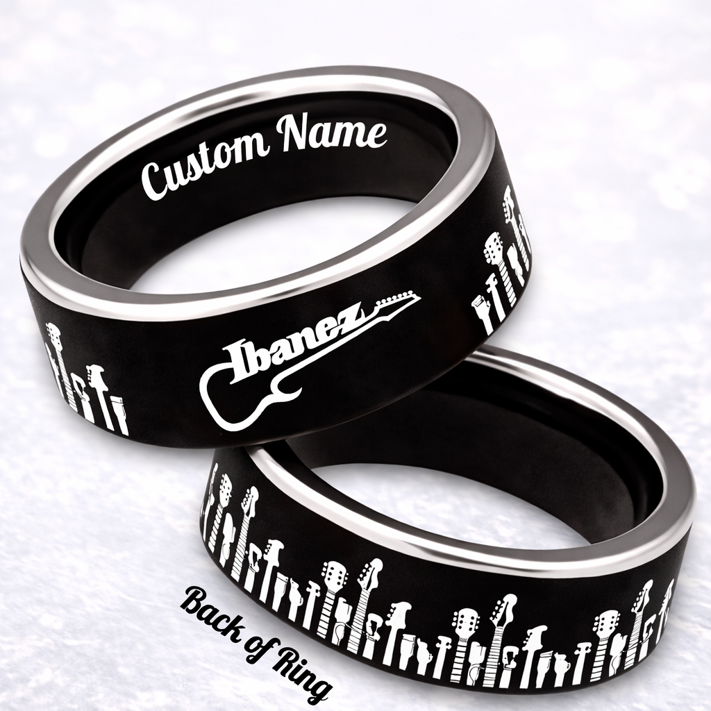 Guitarist Ring 😎 + FREE Necklace! 🎁