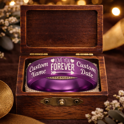 Memorial Ring + Engraved Wood Box + Free Bracelet 🎁