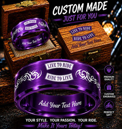 Custom HD Biker Ring Box Set + 3 Free Gifts