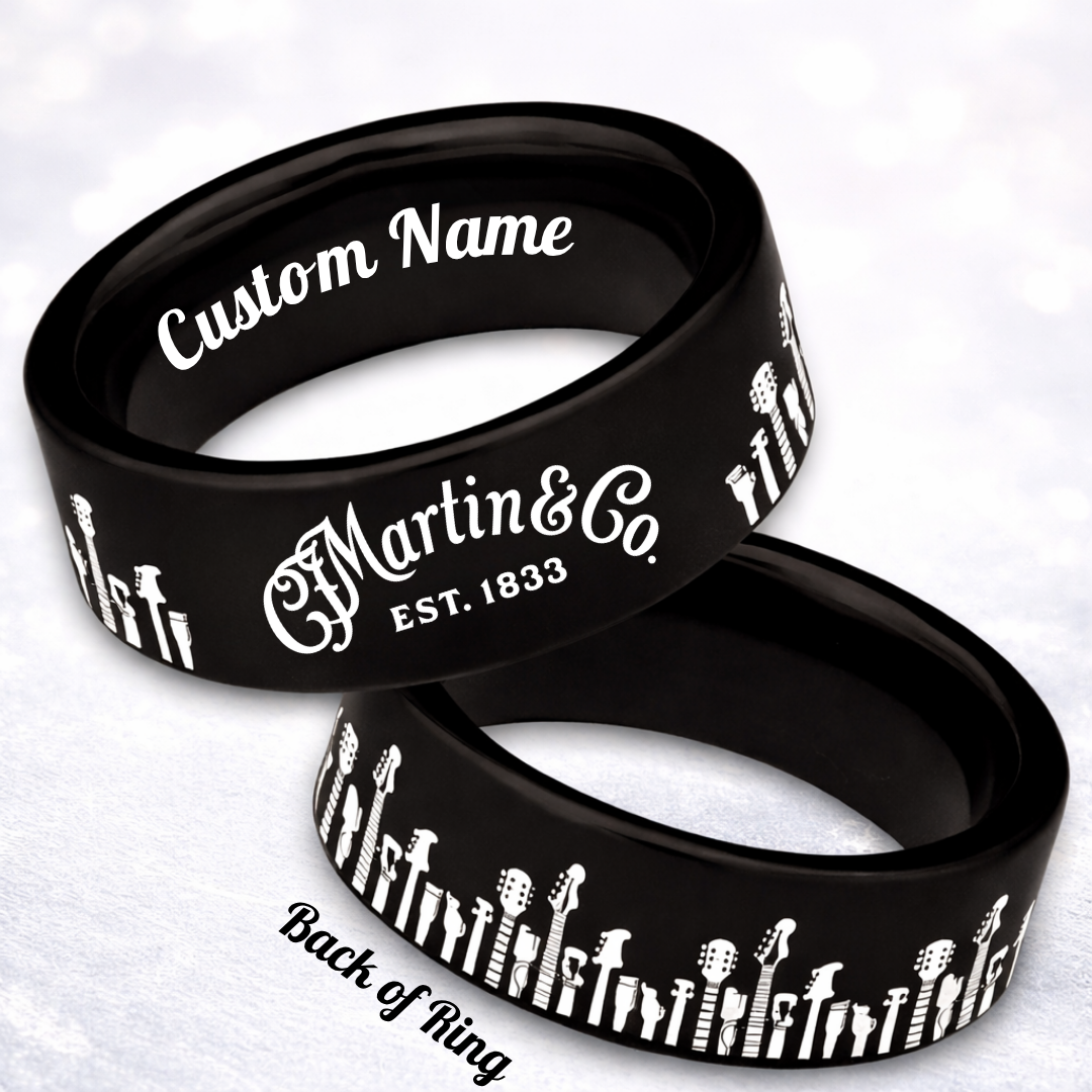 Guitarist Ring 😎 + FREE Necklace! 🎁
