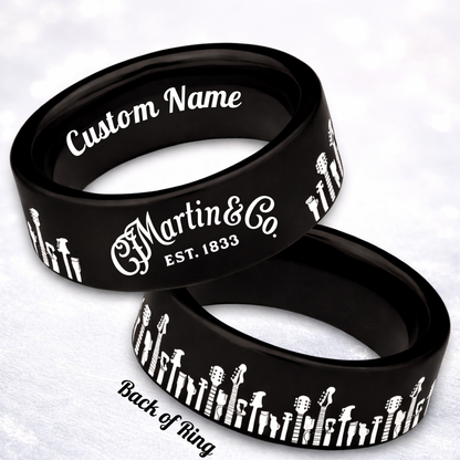 Guitarist Ring 😎 + FREE Necklace! 🎁