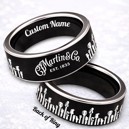 Guitarist Ring 😎 + FREE Necklace! 🎁