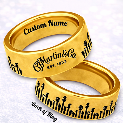 Guitarist Ring 😎 + FREE Necklace! 🎁