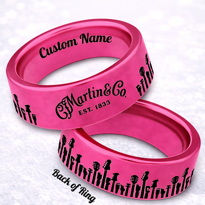 Guitarist Ring 😎 + FREE Necklace! 🎁