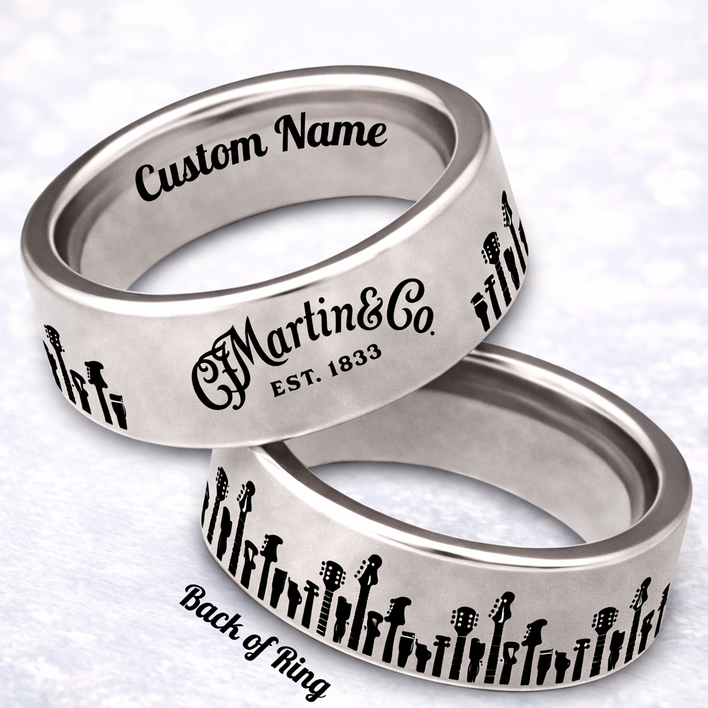 Guitarist Ring 😎 + FREE Necklace! 🎁