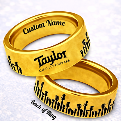 Guitarist Ring 😎 + FREE Necklace! 🎁