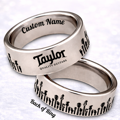 Guitarist Ring 😎 + FREE Necklace! 🎁