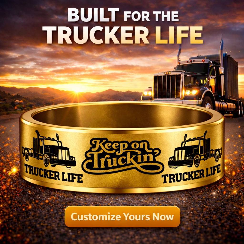Trucker Ring 😎 + FREE Matching Bracelet! 🎁