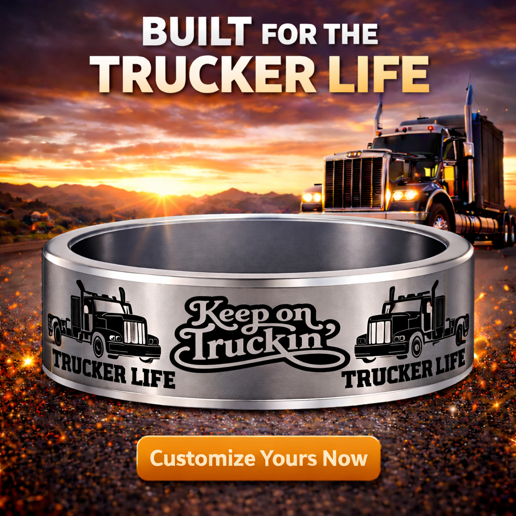 Trucker Ring 😎 + FREE Matching Bracelet! 🎁